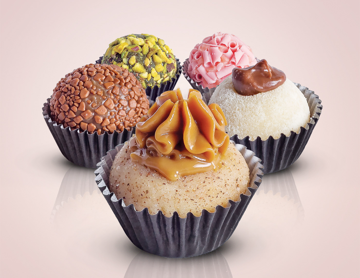 Bandeja de docinhos artesanais